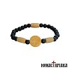 Wooden Bracelet with the Christogram IC XC NIKA