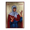 Wooden Iconography from Mount Athos with Saint Elisavet