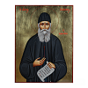 Hand-Painted Iconography of Saint Paision the Athonite