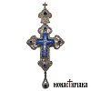 Handmade Silver Cross with Enamel