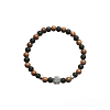 Athonite Bracelet with Wooden Beads and Cross