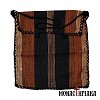 Monk Handwoven Bag Brown - Black
