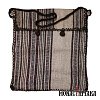 Monk Handwoven Bag with Brown Stripes