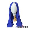 Silk Woman's Headscarf in Blue Color