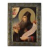 Saint Silouan the Athonite Silver Icon