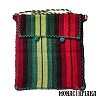 Handwoven Bag with Red and Green Stripes