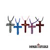 Bicolor Knitted Neck Cross