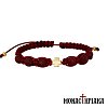Red Bracelet with Agate Stones