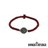 Red Prayer Rope for the Wrist with Saint George