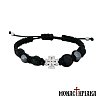 Monastic Bracelet with Lava Beads