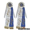 Adornment Ribbons White - Blue
