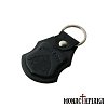 Leather Keychain with Byzantine Eagle