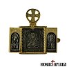 Silver Pendant | Virgin Mary of Kazan - Jesus Christ Blessing - Saint Nicholas