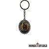 Metal Keyring with Saint Christopher