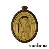 Wood Carved Encolpion | Saint Demetrios