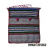 Monk Handwoven Bag - Gray with Multicolored Stripes