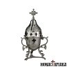 Standing Vigil Lamp Silver Color