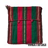 Handwoven Bag with Red - Green Embroidery