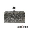 Reliquary in Silver Color with Engraved Decoration