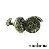 Silver Cufflinks with Christogram