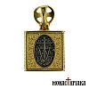 Silver Pendant | Virgin Mary of Kazan - Jesus Christ Blessing - Saint Nicholas
