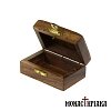 Ξύλινο Κουτί με Μπρούτζινα Διακοσμητικά Στοιχεία