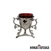 Standing Vigil Lamp Silver Color