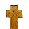 Wood-carved Blessing Cross Double-sided