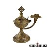 Home Censer Gold Colored with Decoration