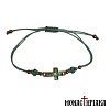 Delicate Bracelet with Metal Cross
