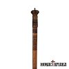 Walking Stick with Carved Decoration and Cross