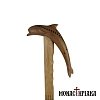 Walking Stick with Shape of a Dolphin