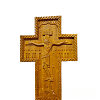 Wood-carved Blessing Cross Double-sided