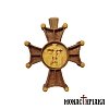 Wooden Byzantine Cross with the Crucified