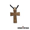 Wooden Cross with Engraved Decoration