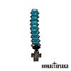 Small Prayer Rope with Blue Beads